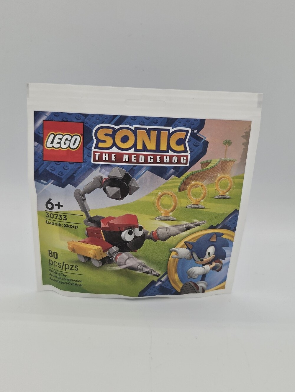 LEGO Sonic Badnik: Skorp 30733 Polybag Complete Set 80pcs Age 6+ Plastic